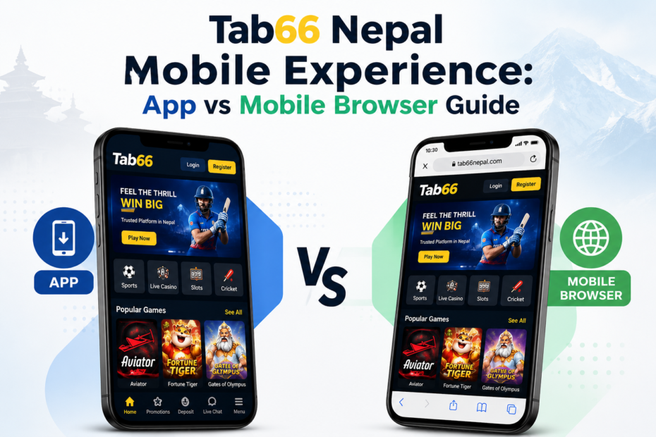 Tab66 Nepal Mobile Experience: App vs Mobile Browser Guide